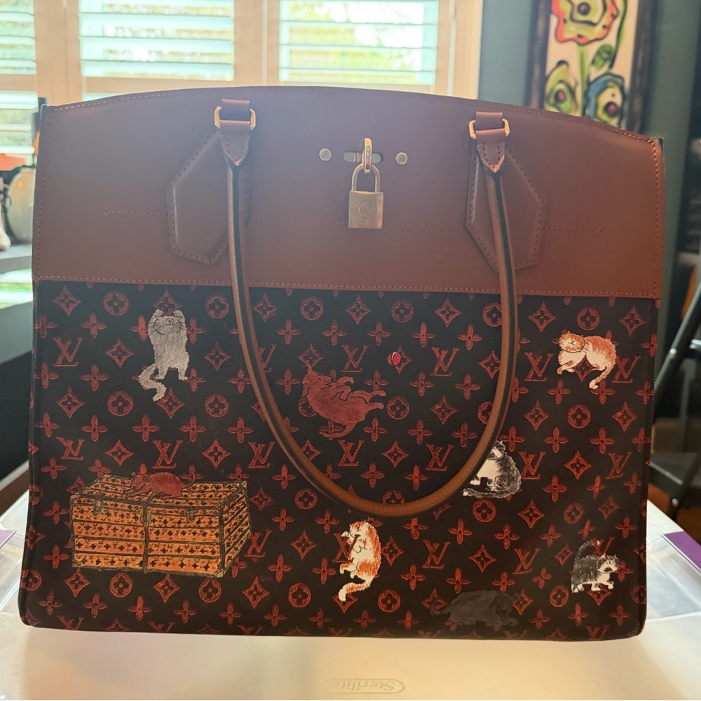 Louis Vuitton Monogram Red and Brown Interior Bag